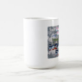 海の妻が気に家前を去る コーヒーマグカップ (中央)