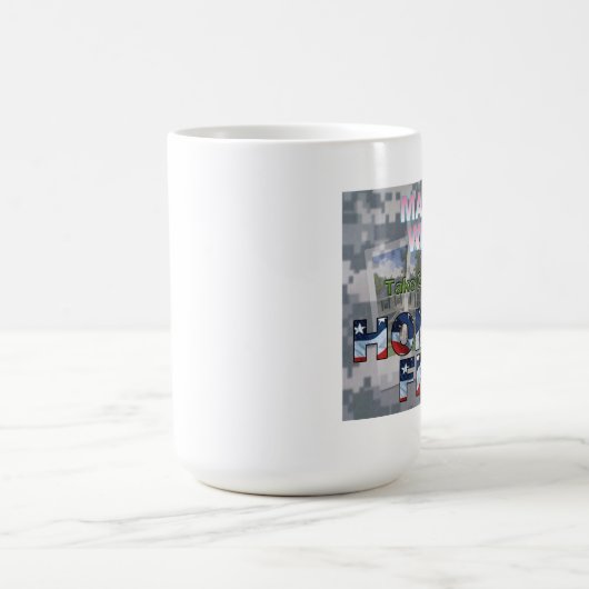 海の妻が気に家前を去る コーヒーマグカップ (中央)