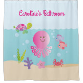 『海の子どもたちのトイレの下』 シャワーカーテン (正面)