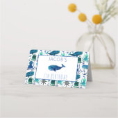 海の子どもたち海の誕生日パーティーの下で プレイスカード (裏面)