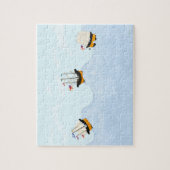 海の子どもたち転がに浮かぶ3隻 ジグソーパズル (縦)