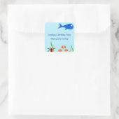 海の子供たちの誕生日の下で スクエアシール (バッグ)