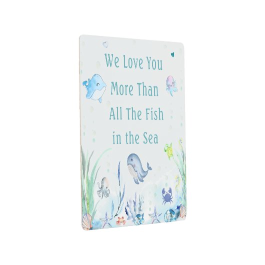 海の子供部屋下で メタルプリント (3/4)