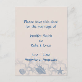 海の宝はがき、日付を保存 案内ポストカード