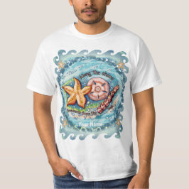 海の宝物の貝殻 Tシャツ