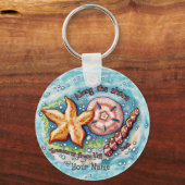 海の宝物 キーホルダー (正面)