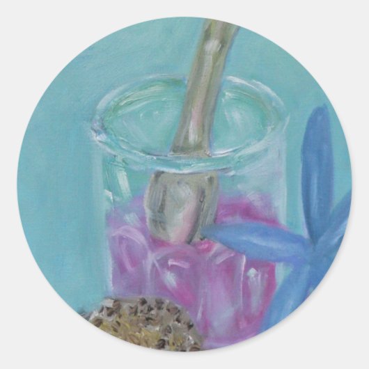 海の宝物 ラウンドシール (正面)