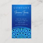 海の宝石の曼荼羅 名刺 (裏面)