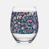 海の宝石 ステムなしワイングラス