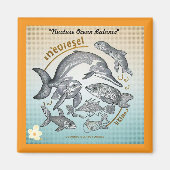 「海の宝石」 マグネット (正面)