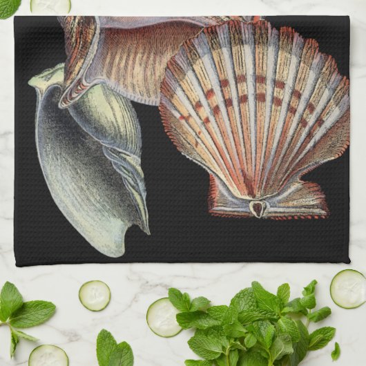 海の宝 キッチンタオル (折り畳み)