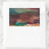 海の宝 長方形シール (バッグ)