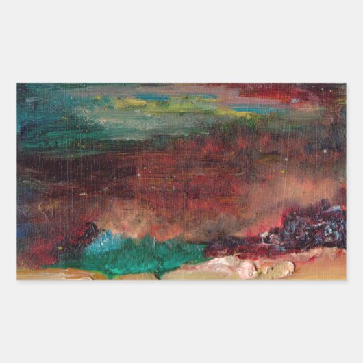 海の宝 長方形シール (正面)