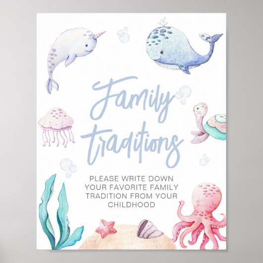 海の家族のお気に入りの伝統ゲームの下で ポスター (正面)