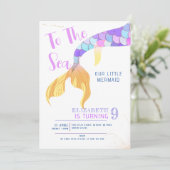 海の小さな人魚の誕生日パーティーに 招待状 (スタンド正面)