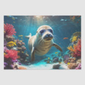 海の小さな放浪者 – Decopage - 薄葉紙 (正面)