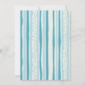 海の少年 動物 オンデアザシー 誕生日招待状 招待状 (裏面)