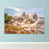 海の岩 キャンバスプリント (インサイチュ (ウッドフロア))