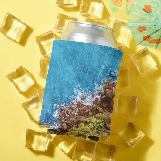 海の岩、ビュー1 缶クーラー (インサイチュ 夏)