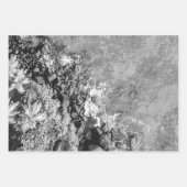 海の岩、ビュー2 ラッピングペーパーシート (正面)