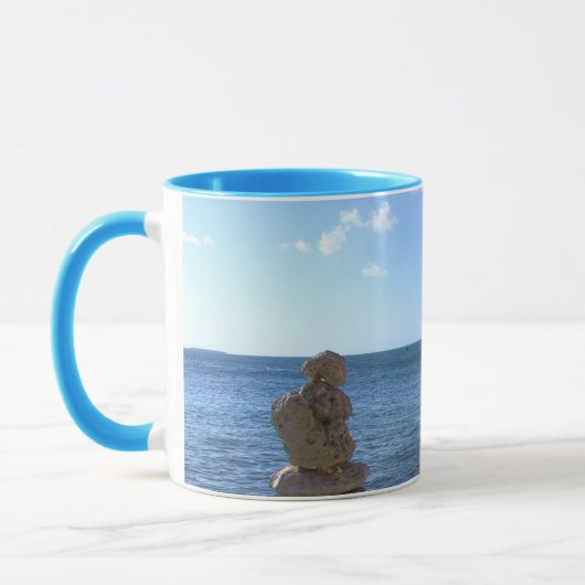 海の岩 マグカップ (左)