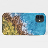 海の岩、上空からの眺め1 Case-Mate iPhoneケース (裏面(横))