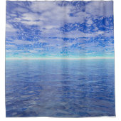 海の嵐 シャワーカーテン (正面)