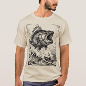 海の巨獣の台頭 Tシャツ (正面)