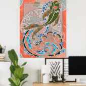 海の平和アジアフォーク ポスター (ホームオフィス)