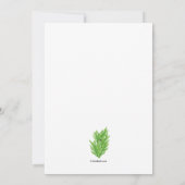 海の幸がメニューに登場 招待状 (裏面)