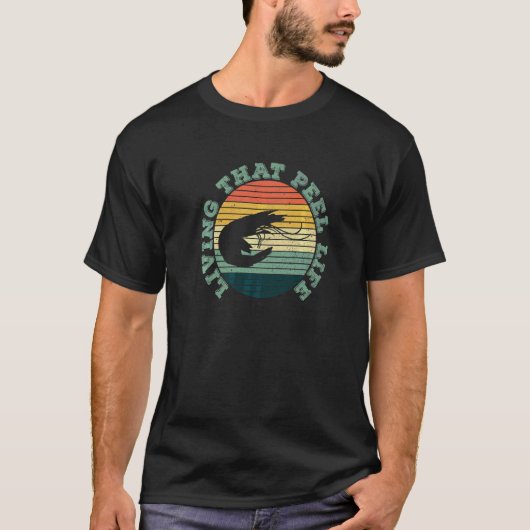 海の幸を求めて生きること Tシャツ (正面)