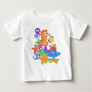 海の幼児TシャツTBA 5-6-2009の底 ベビーTシャツ