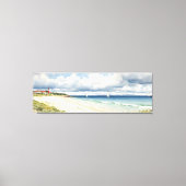 海の広い岬「海に住むノーフォーク」 キャンバスプリント (正面)