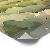 海の広い岬「海に住むノーフォーク」 ポスター (角)