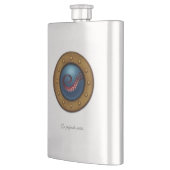 「海の底から」船のポートホール·タコ フラスク (左)