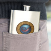 「海の底から」船のポートホール·タコ フラスク (インサイチュ)