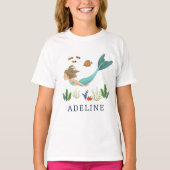 海の底にかわいい魔法の少女たち Tシャツ (正面)