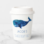 海の底に鯨が航海の 紙コップ (裏面)