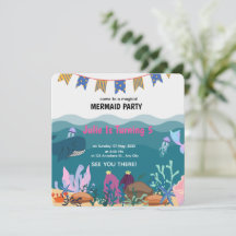 海の底の人魚の誕生日パーティー 誕生日
