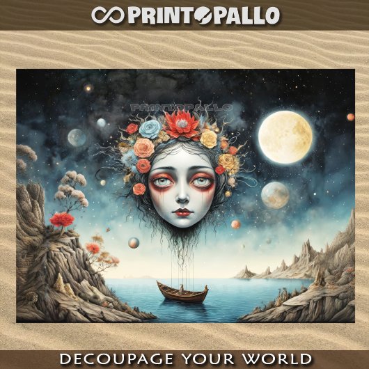 海の心 – 帆遠くに、帆遠くに! 薄葉紙