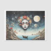 海の心 – 帆遠くに、帆遠くに! 薄葉紙 (正面)