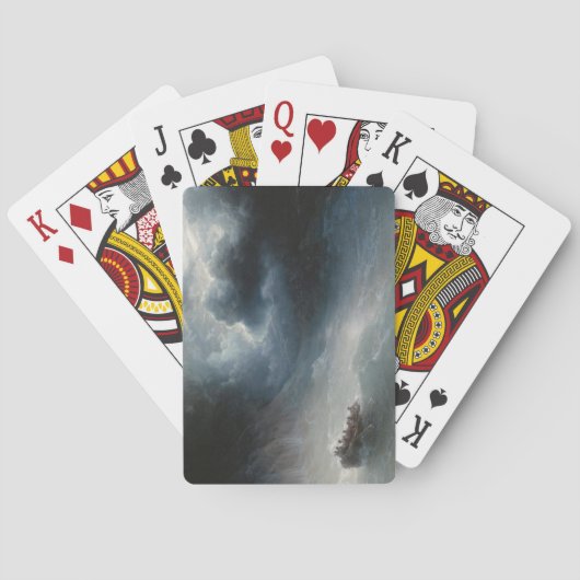 海の怒り（イヴァン・アイヴァゾフスキー著） トランプ (裏面)