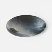 海の怒り（イヴァン・アイヴァゾフスキー著） ペーパープレート (アングル)