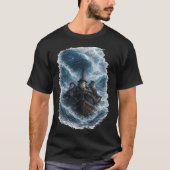 海の怒り - 伝説の海賊冒険T- Tシャツ (正面)