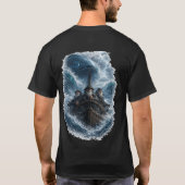 海の怒り - 伝説の海賊冒険T- Tシャツ (裏面)
