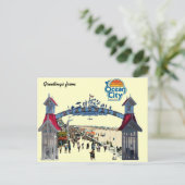 海の思い出:はがき ポストカード (スタンド正面)