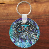 海の怪物の目 キーホルダー (正面)