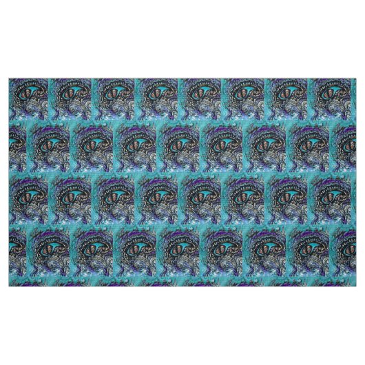 海の怪物の目 ファブリック (ファットクウォーター)