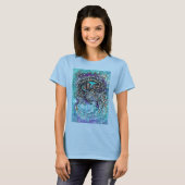 海の怪物の目 Tシャツ (正面フル)