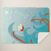 海の怪物セーリング シェルパブランケット (正面(横))